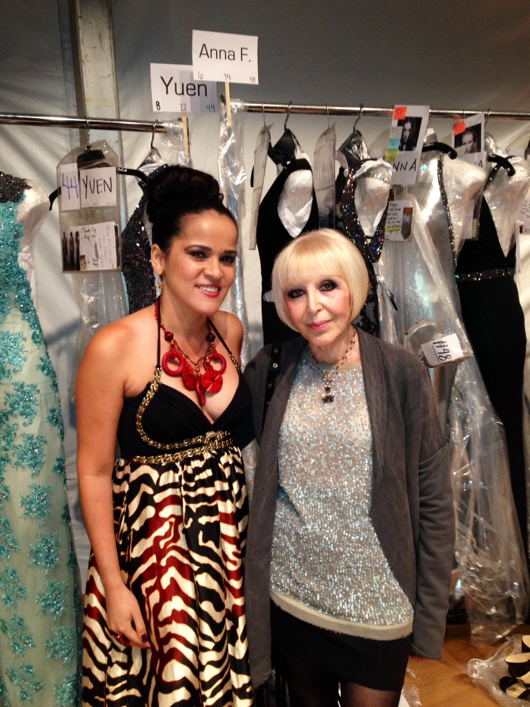 Backstage with Venexiana at New York Fashion Week - Spring 2015
