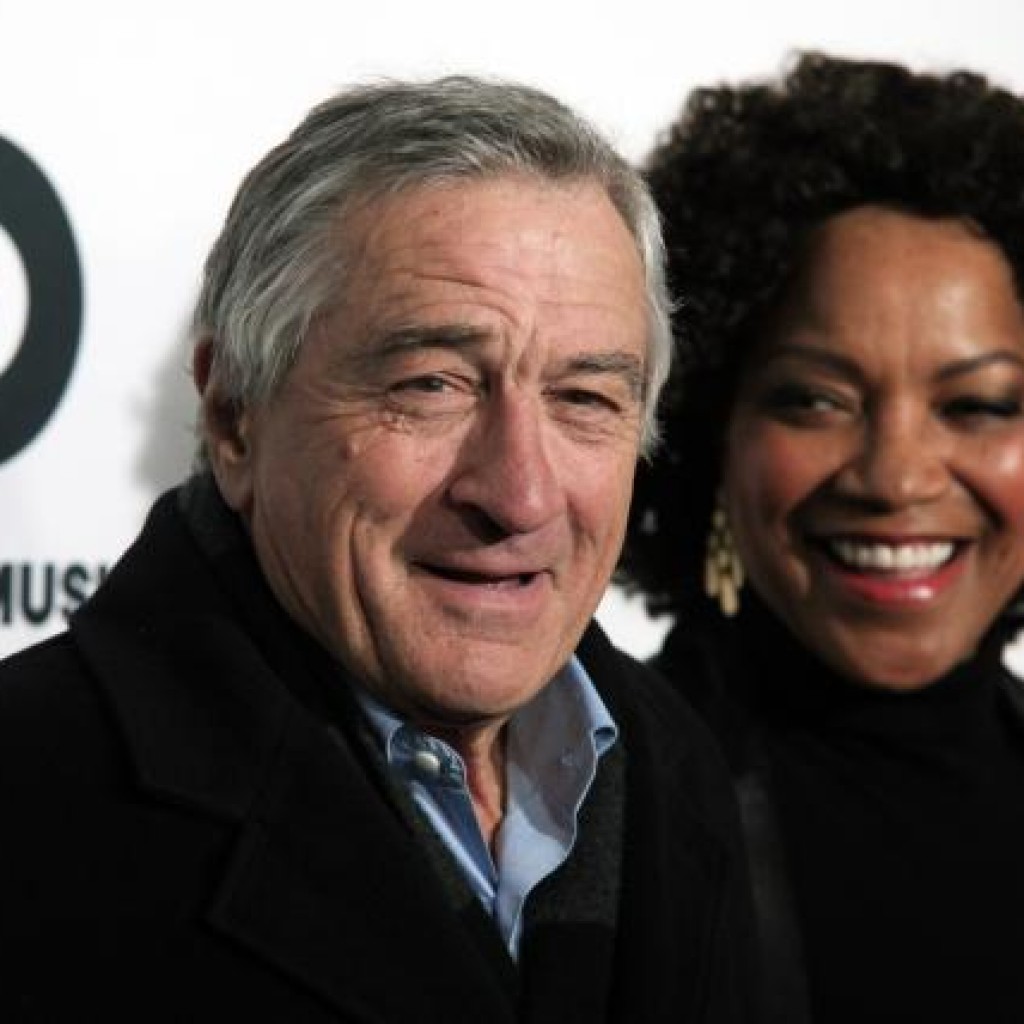 Robert Deniro and Grace Hightower Coffee with Love on Top!