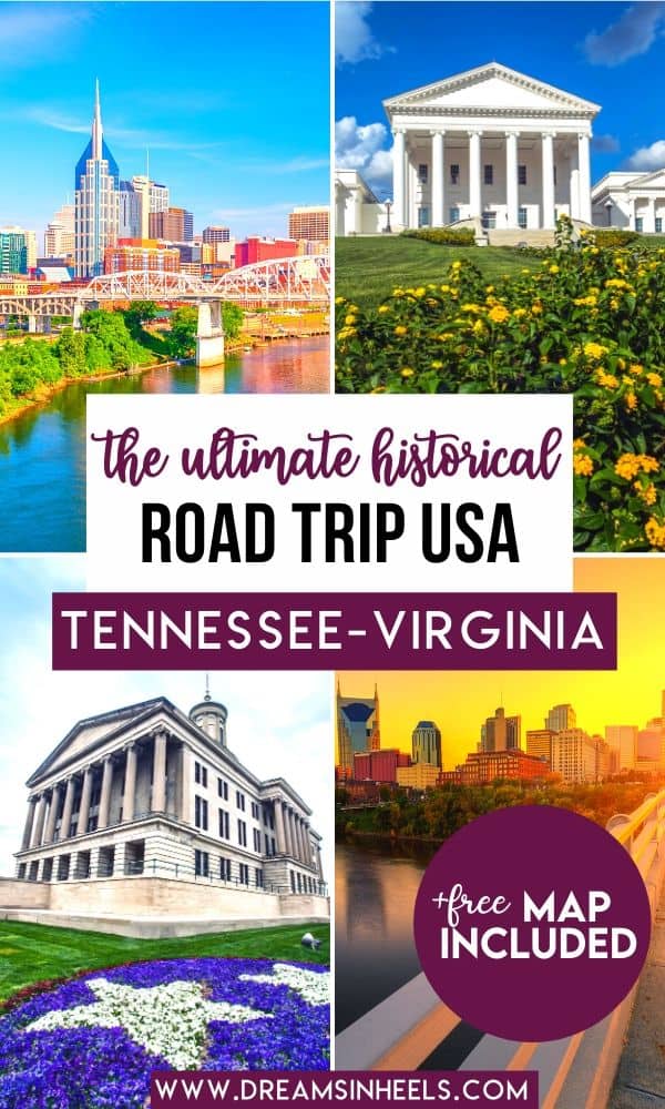 The Ultimate Historical Road Trip from Tennessee to Virginia - free map included