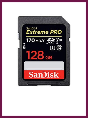 SanDisk 128GB Extreme Pro SDXC