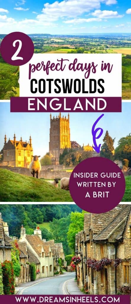 2 perfect days in Cotswolds England