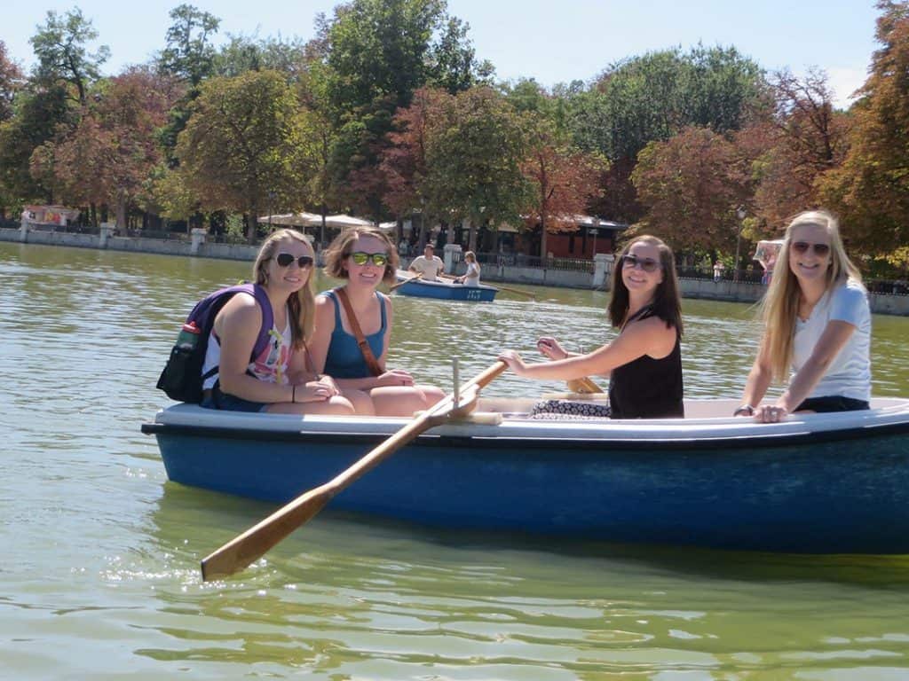 Boating in Retiro-Madrid-Spain