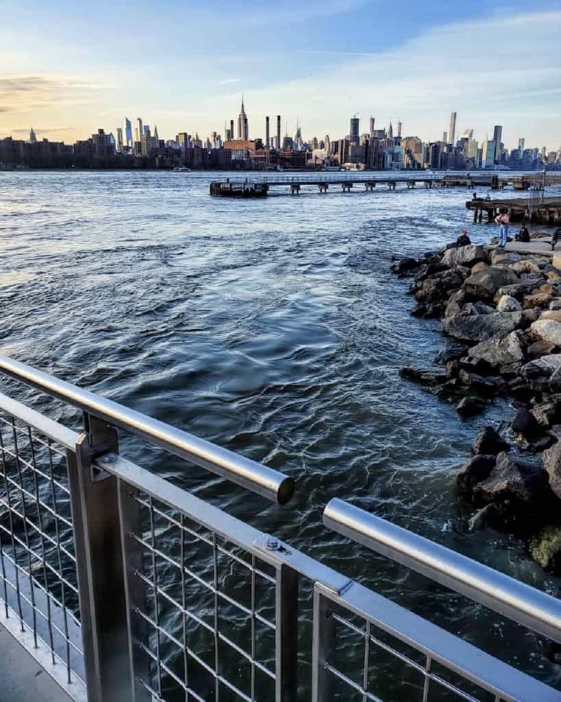 Domino Park best free views of NYC