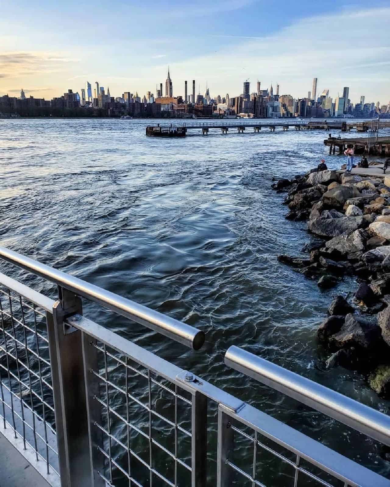 Domino Park best free views of NYC