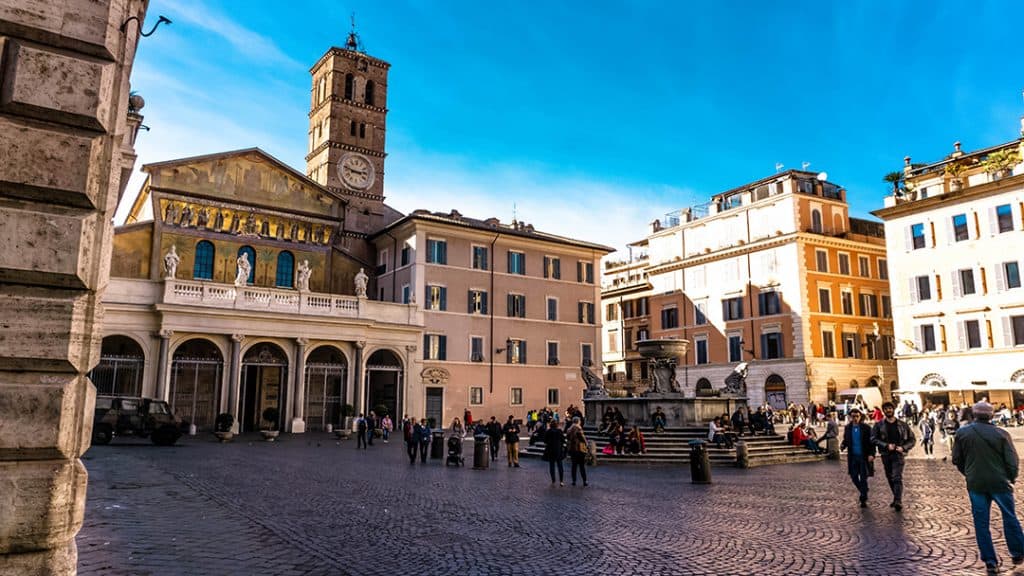 Piazza di Santa Maria in Trastevere - Rome - Italy - ShegoWandering