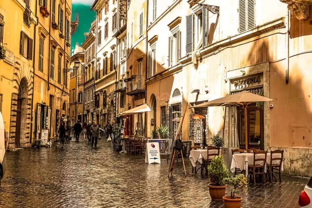 Via del Governo Vecchio - Pizzeria and Bistro Pasquino - Rome - Italy - ShegoWandering