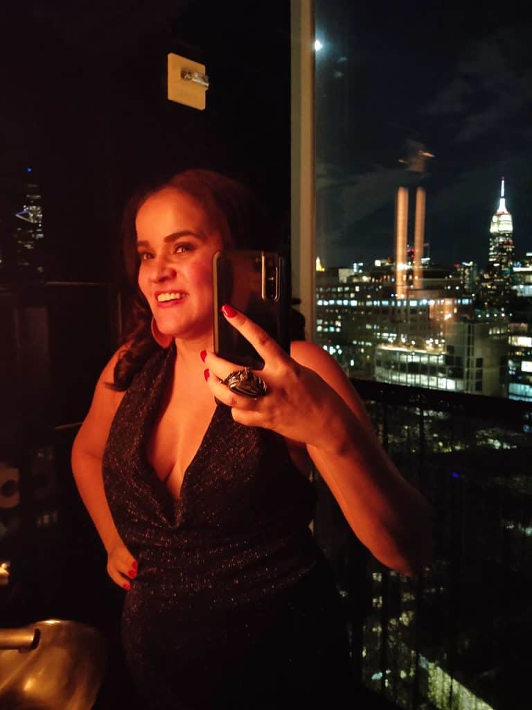 The Top of the Standard Hotel NYC Bathroom Selfie