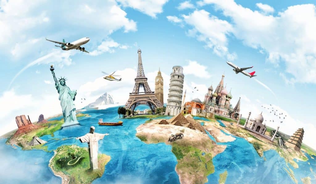 iconic sights around the world - traveling the world