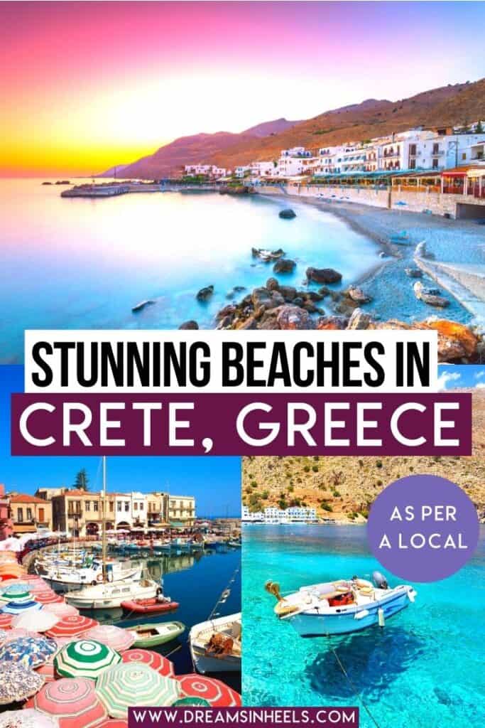 stunning beaches in Crete Greece