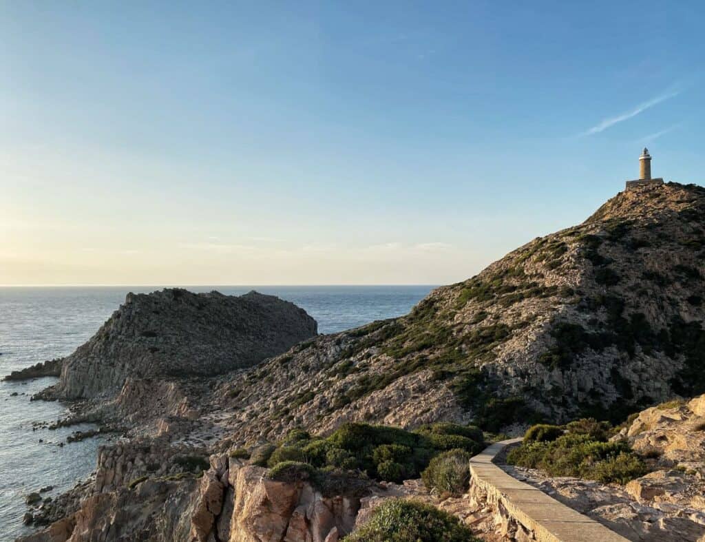 Sardinia lighthouse in San Pietro Island