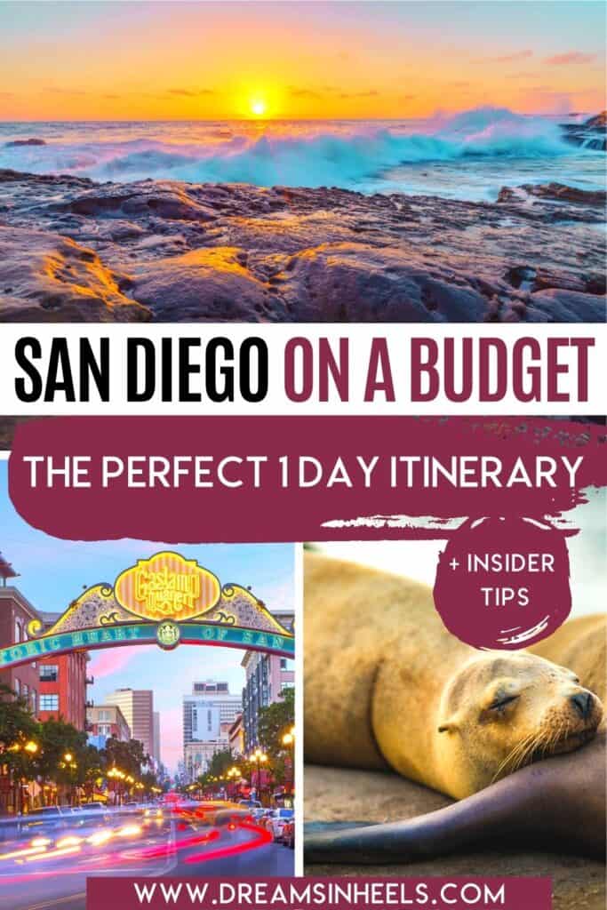 visiting san diego on a budget - the perfect one day itinerary