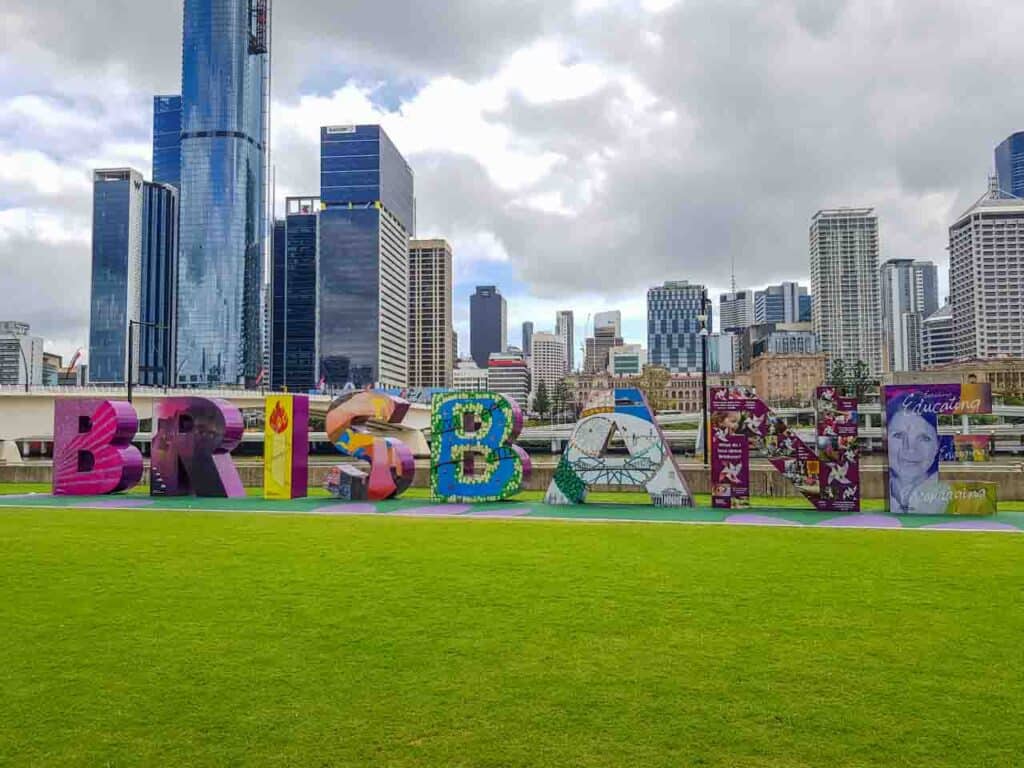 Brisbane Sign Southbank_Brisbane_Australia