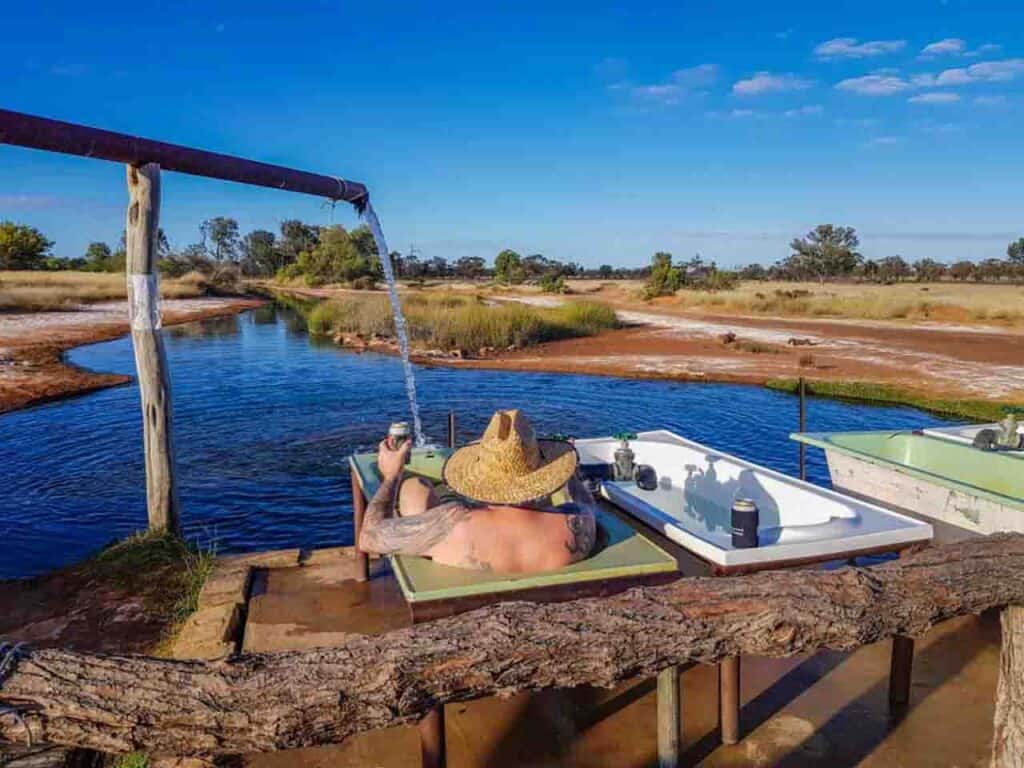 Hot Artesian Bath Tubs_Charlotte Plains Station_Australia