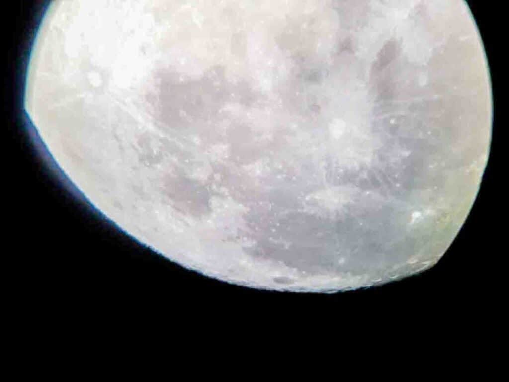 View of moon through Telescope_Charleville_Australia