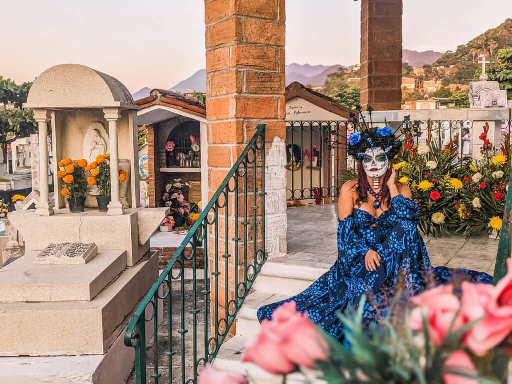 Dia de Muertos Puerto Vallarta Mexico - Olga Maria Dreams in Heels Blog