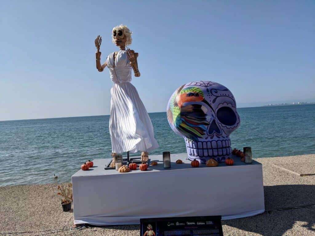 Marilyn Monroe Dia de muertos Puerto vallarta Mexico
