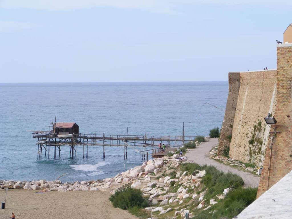 Puglia and a trabocco