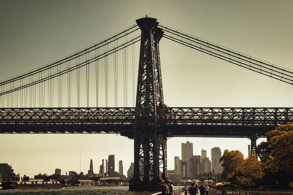 Williamsburg bridge brooklyn new york