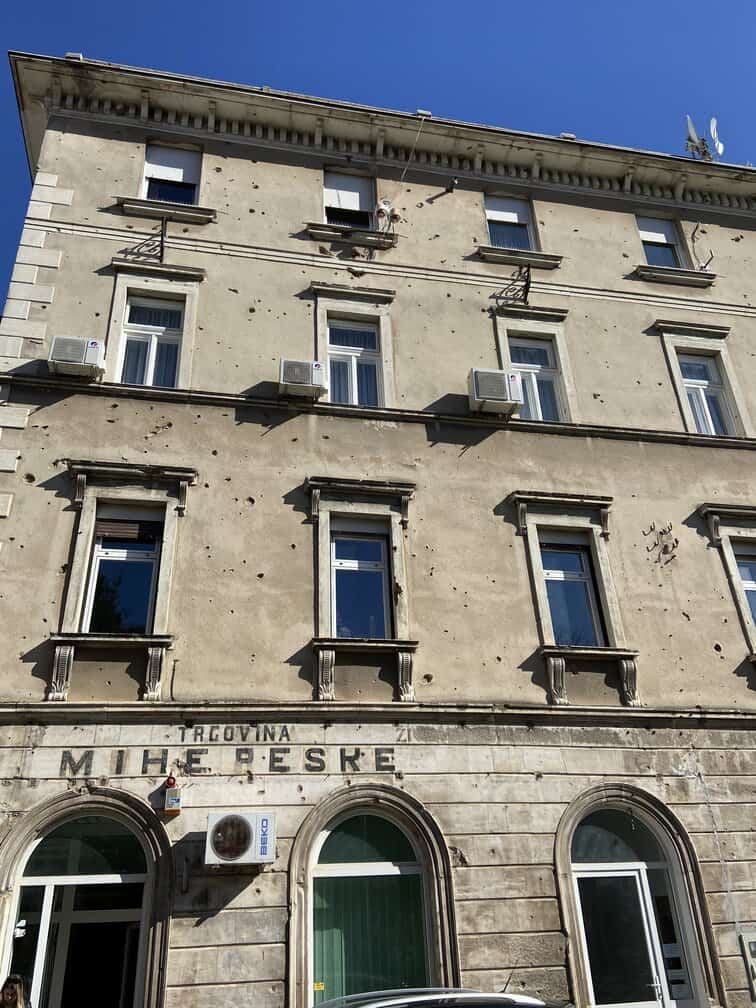 Bullet holes in Buildings