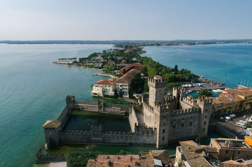 Sirmione Town and Castle - From Lake Garda to Verona